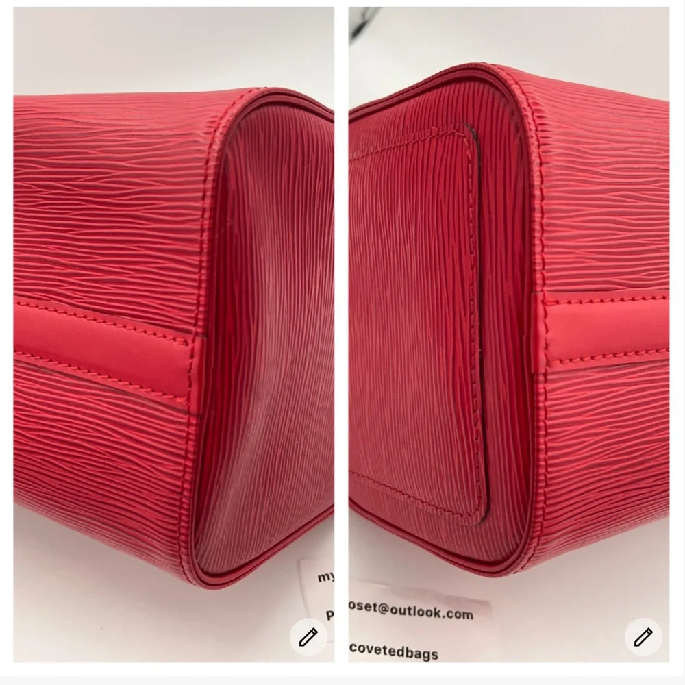 LV Epi Red Speedy in Beautful Condition w/LV dust bag and Entrupy COA!😍🌹